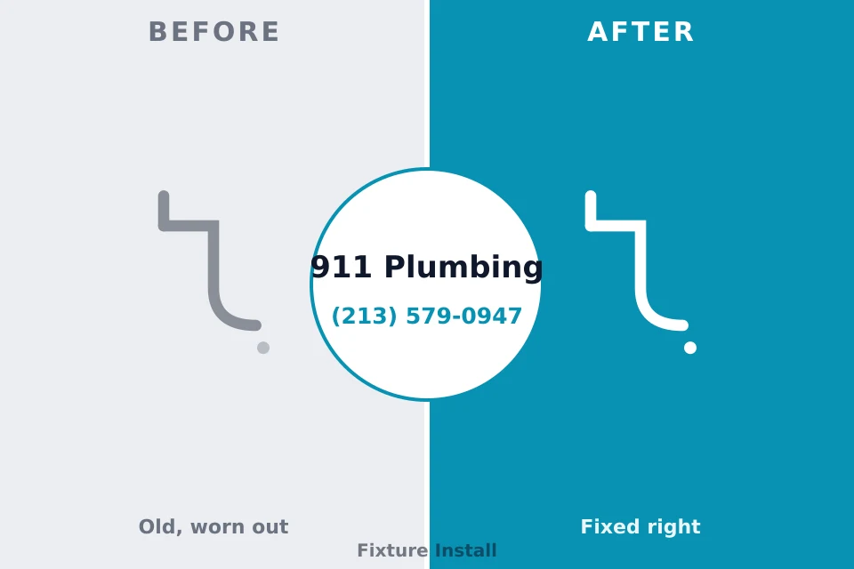 Before and after: plumbing company Killeen, TX